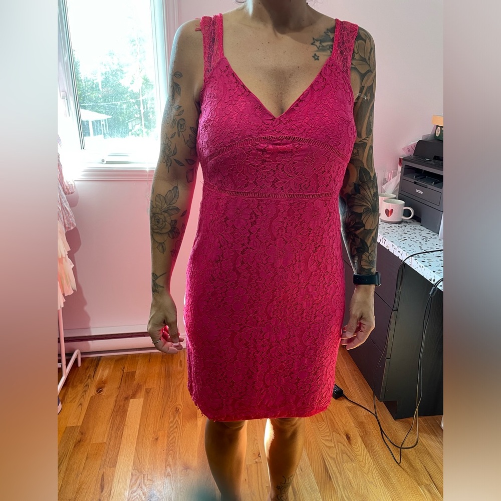 Pink dress